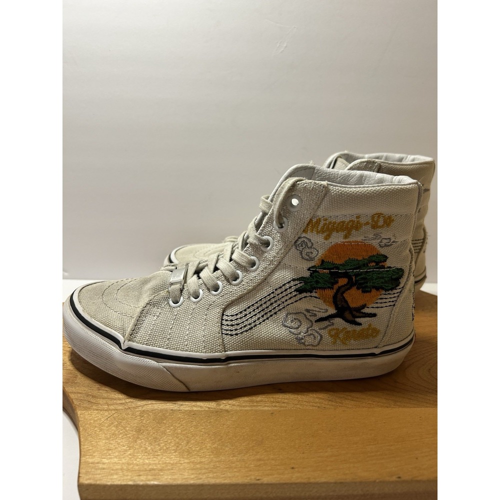 VANS X Men's 6/Women's 7.5 Cobra Kai Sk8-Hi Miyagi Do Shoes White VN0A32QGAHP